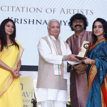 Renowned Artist Krishnapriya Honored with the Prestigious 6th Raja Ravi Varma Chitrakar Samman-Chitranjali Award