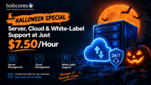 Bobcares Announces Halloween Special: Server, Cloud, and White-Label Support at Just $7.50/Hour